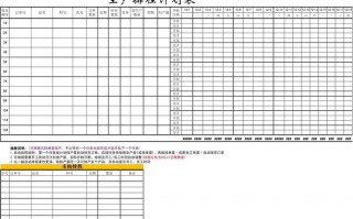  生产排单计划表模板「生产排单计划表模板下载」