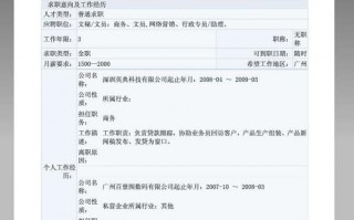 求职简历模板文章,求职简历文章范文 