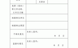  档案转出手续模板「档案转出手续是什么」