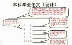 大学生毕业论文格式模板_大学生毕业论文格式排版