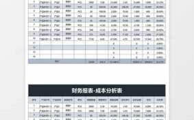 管理财务报表模板,管理用报表分析 