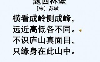 题西林壁教学课件 题西林壁古诗教学模板