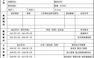 政府外聘个人简历模板_政府外聘个人简历模板范文