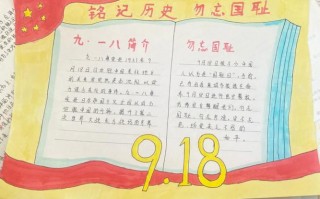 9.18事件的手抄报模板_关于9·18事件的手抄报文字内容