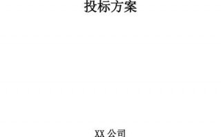  产品加工方案投标模板「产品加工方案投标模板怎么写」