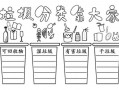 做垃圾分类小报模板_垃圾分类小报模板空白