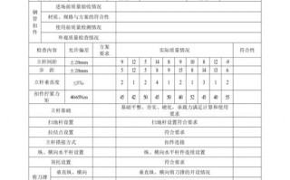 模板检验内容 模板检验的