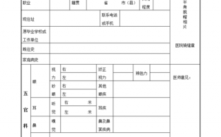 住院体格检查模板（入院体格检查）