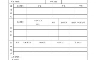  求职人员登记表模板「求职人员登记表怎么填」