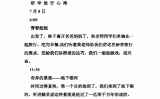 研学游总结模板,研学游体会与感想 