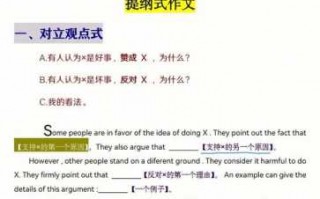 英语六级作文万能模板整篇