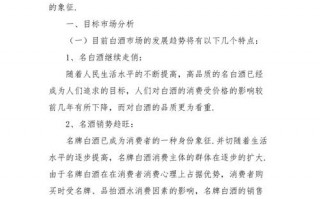  优秀的酒策划案模板「酒文化策划」