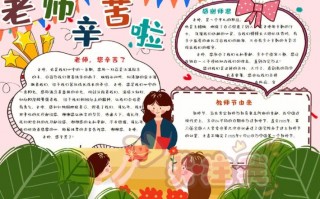 教师节电子小报模板