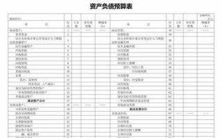 预算会计资产负债表模板-预算资产报表模板