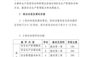 安全生产培训大纲模板,安全生产培训大纲及考核标准制定 