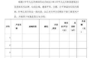  门窗订购合同模板「门窗订购单范本」