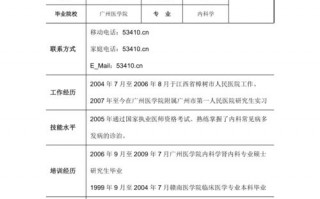 临床医生的简历模板_临床医生的简历模板范文