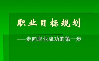  职业目标与方向模板「职业目标方向定位」