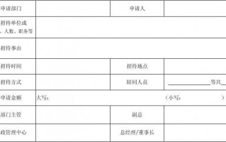 商务接待审批单模板（商务接待审批单模板怎么写）