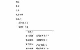  商业公司策划模板「商业公司策划模板怎么写」