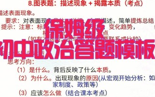 政治答题模板初中2020-政治大题答题模板初中