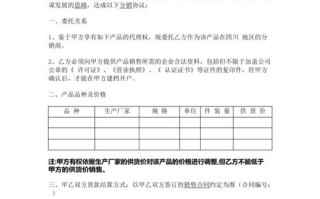 线上品牌分销合同模板_线上品牌分销合同模板下载