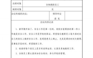 学校会议记录内容怎么写-学校会议记录模板下载