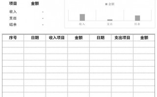 企业进出帐报表模板