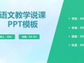 微课ppt模板下载-微课堂ppt模板