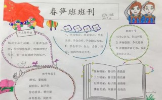 小学班刊设计图案大全