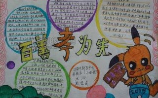 孝敬小报模板_孝敬手抄报图片大全 小学