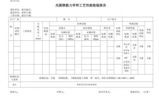 热轧带肋钢筋报告模板