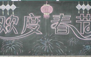 2020春节黑板报模板_春节黑板报 简单漂亮