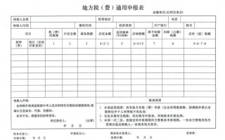  地税季度申报表模板「国税地税的每季度申报」