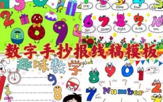  四年级数字小报模板「四年级数学数字画报」