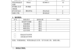 设备试运行验收报告-试运行验收报告模板