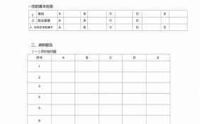 问卷调查报告统计模板图片 问卷调查报告统计模板