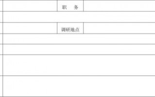领导调研记录表内容记录 领导调研方案模板