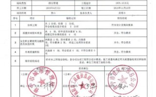 竣工验收质量检查报告