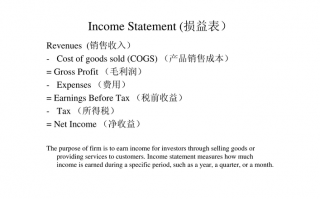 损益表英文模板图片-损益表英文模板