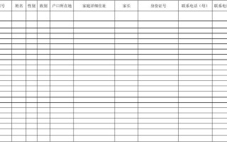  学生家庭通讯录模板「学生家庭通讯录模板图片」