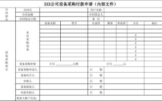 采购付款申请书模板（采购付款申请书怎么写）