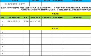 项目跟进情况表-项目跟进报告模板