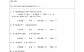 满意度调查宣传图片-满意度调查表模板下载