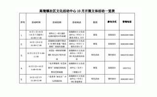 文化的活动信息模板（文化的活动信息模板怎么做）