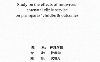 助产毕业论文设计模板（助产专业毕业设计范文）