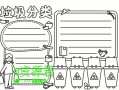 垃圾分类减量手抄报模板图片