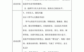 读书小组活动记录表-读书活动小组报告模板