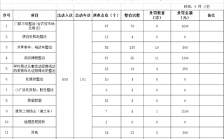 市容管理标准 市容审批模板