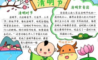 清明节手抄报版面模板大全